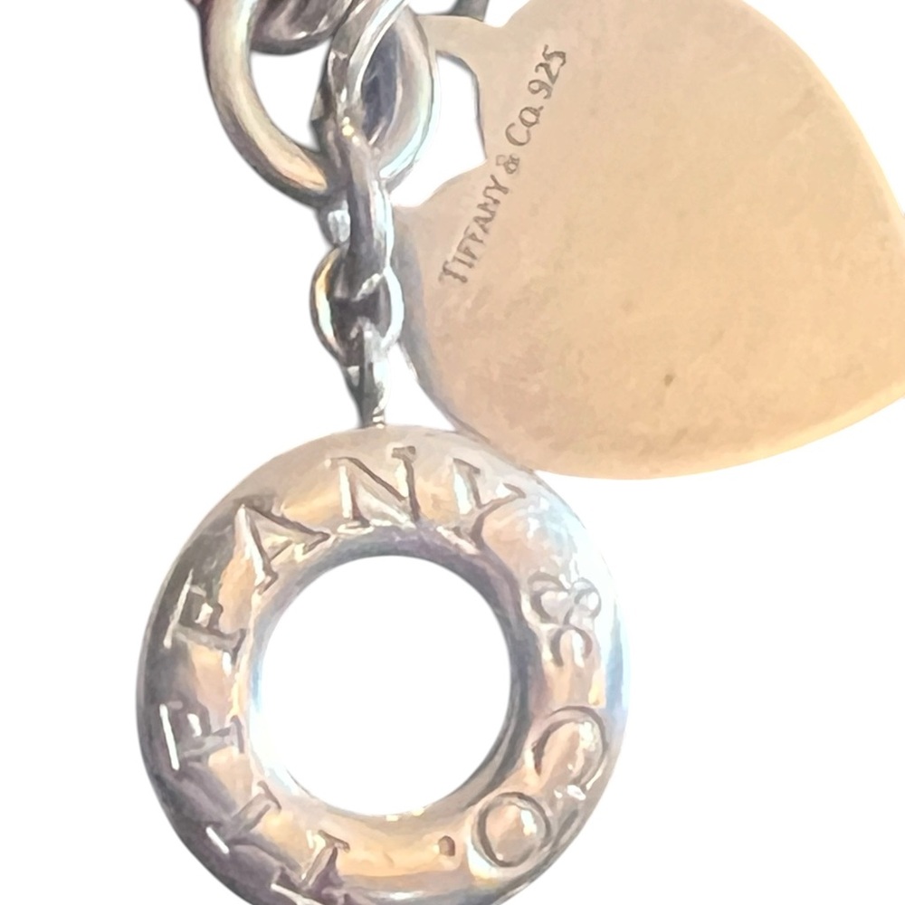 Tiffany & Co. Heart Tag Toggle Necklace, Sterling Silver 16” Vintage 2001 - Picture 5 of 9